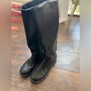 Women’s Black Leather Boots